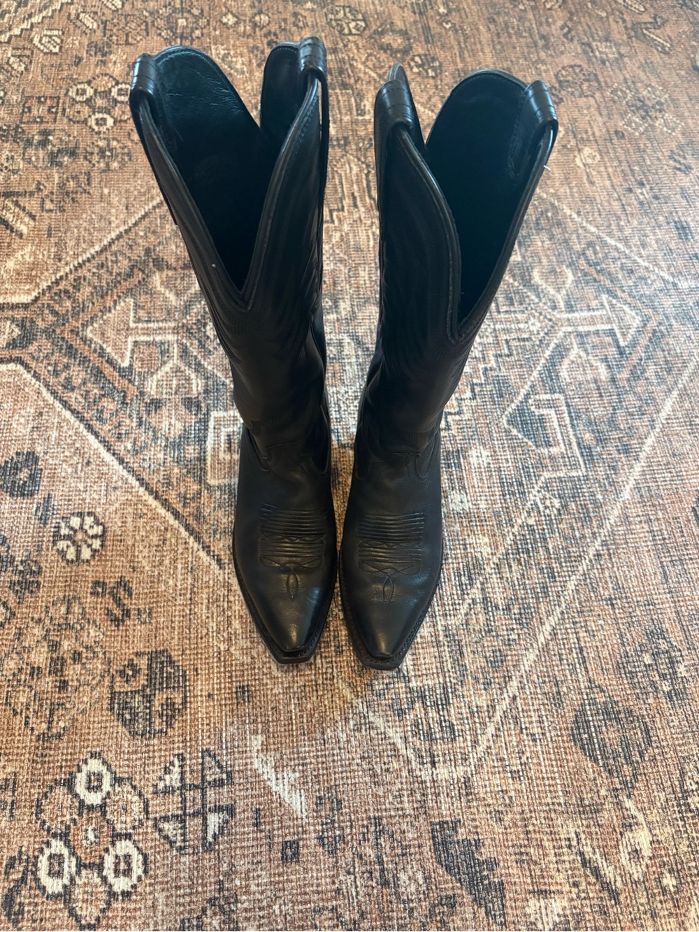 Tecovas The Annie Black Leather Western Boots 5.5